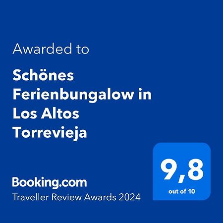 Schoenes Ferienbungalow In Los Altos Τορεβιέχα Εξωτερικό φωτογραφία